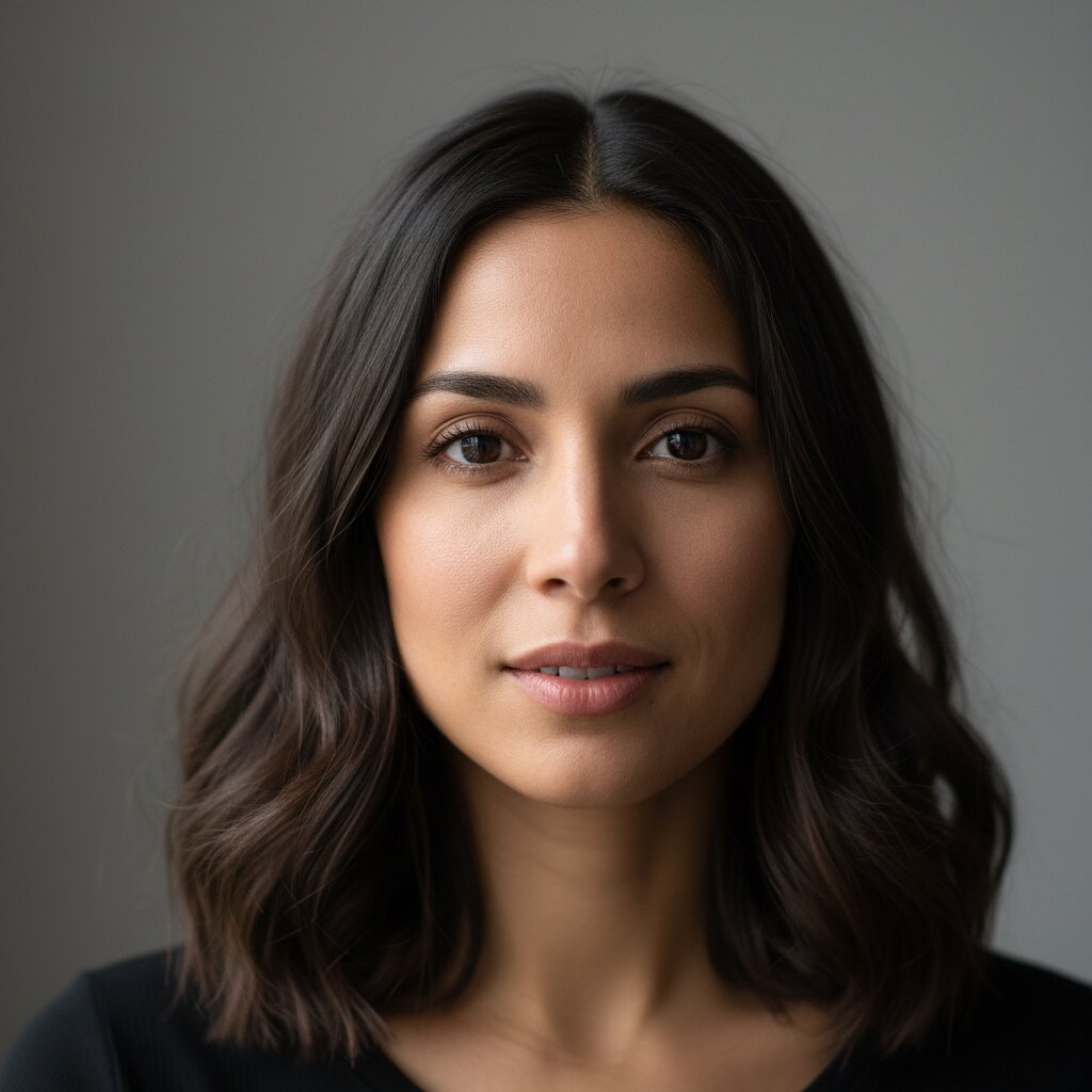 Medium gelaagd haar