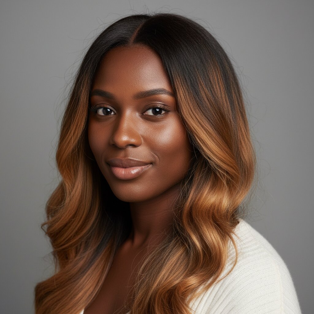 Klassiek ombre haar