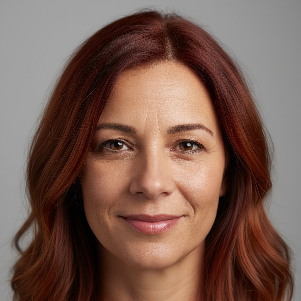 Koper rood haar