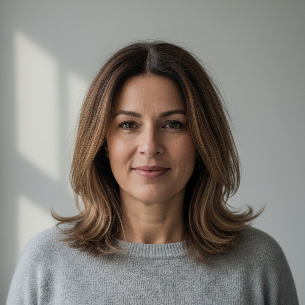 Uitleg van reverse balayage techniek - donkere lowlights geschilderd door licht haar