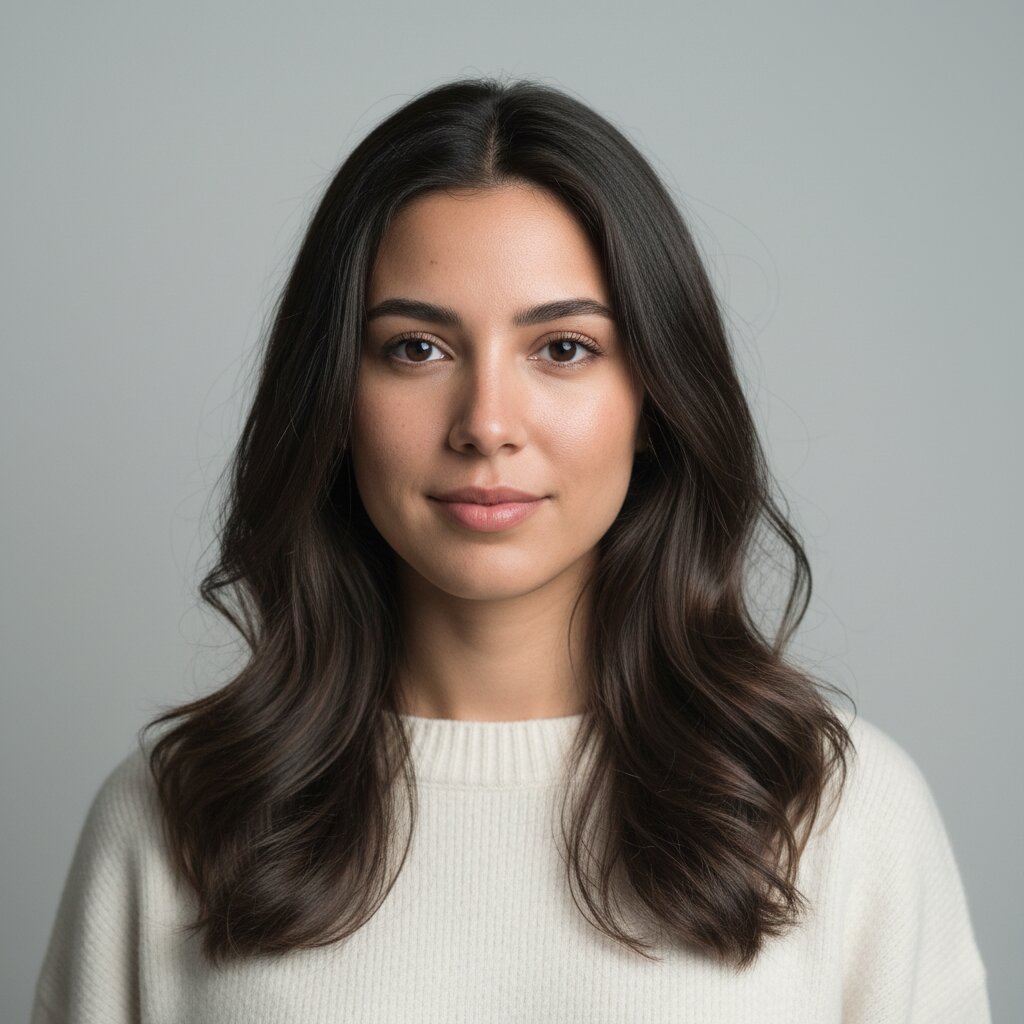 Gelaagde long bob kapsel
