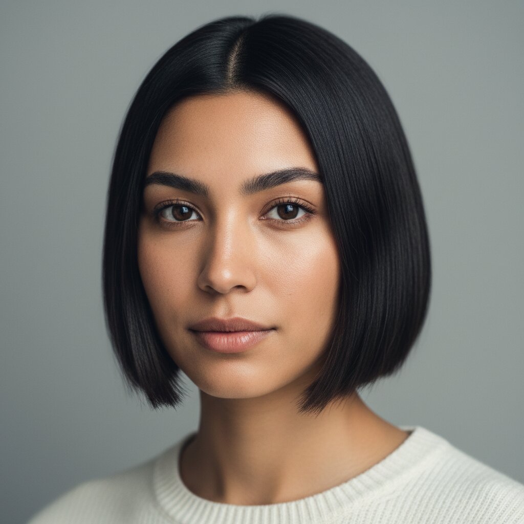 Asymmetrische face-framing bob
