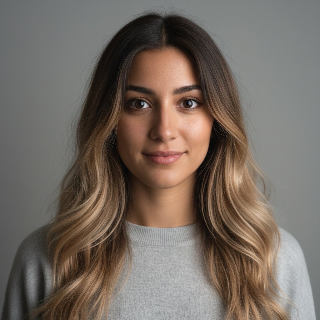 Sombré subtiele ombré haarkleur