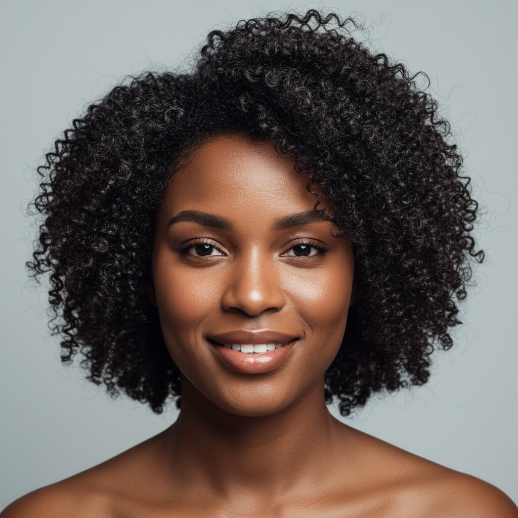 Gedefinieerd golvend haar na CGM routine
