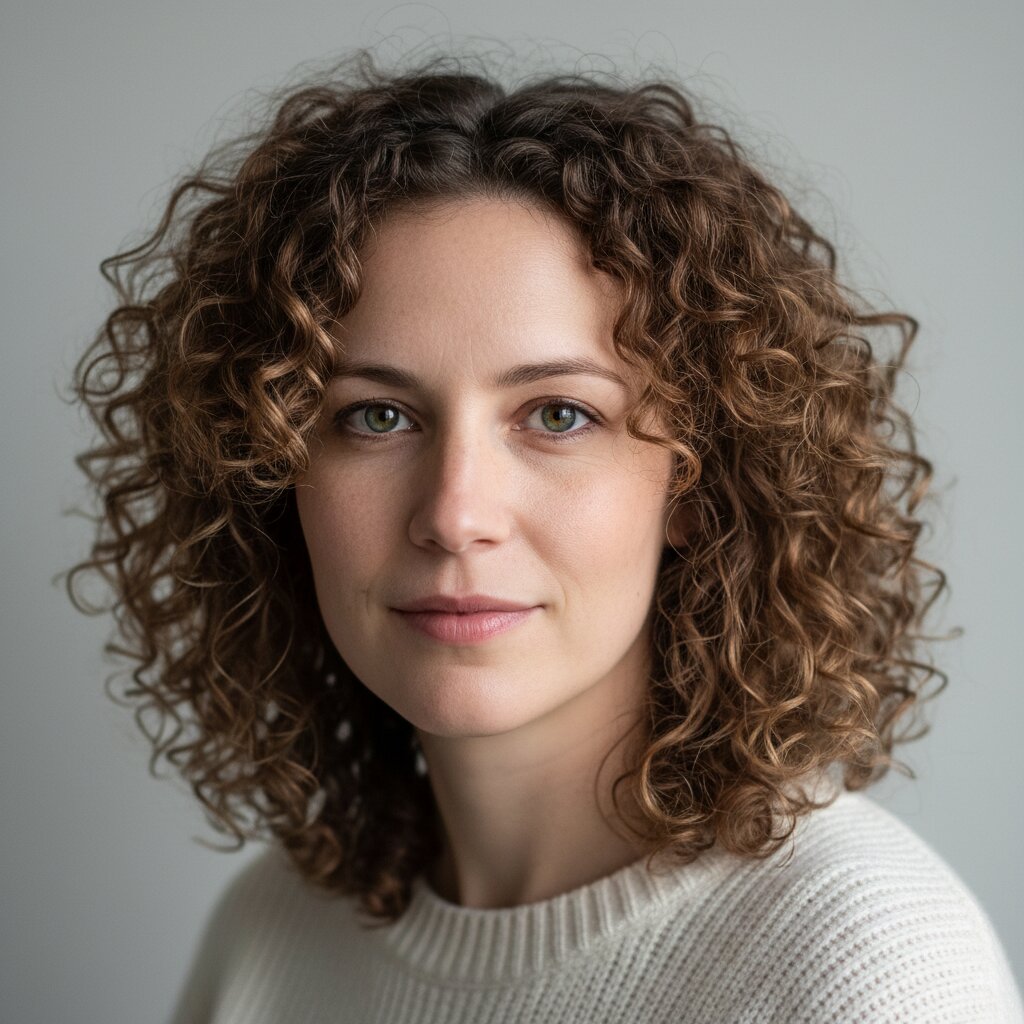 Gedefinieerde krullen na Curly Girl Method