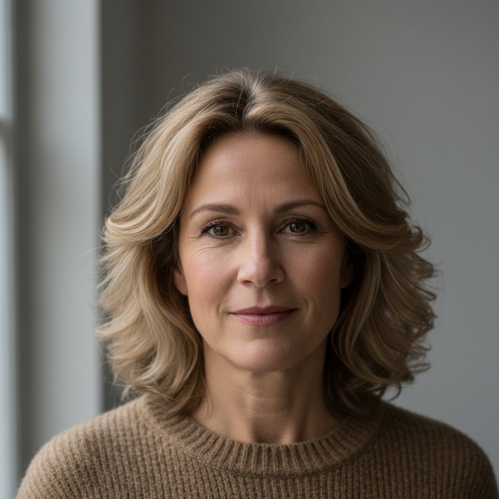 Vrouw met losse beach waves die perfect passen bij zomerse stijl